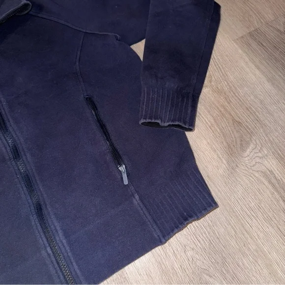 LULULEMON Mock Neck Full Zip, Navy - Picture 4 of 6